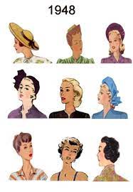 Hat And Hair Style Fashion History Images 1946 1949 Vintage Style Wedding Gowns Fashion History Hats Vintage