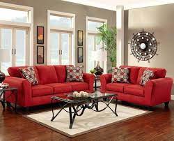 20 Beautiful Red Living Room Design Ideas To Consider Red Couch Living Room Red Sofa Living Red Sofa Living Room