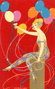 Pin By Leah Williams On Art Deco Cuties Greeting Card Art New Year Postcard Playing Cards Shop