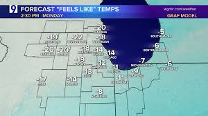 Chicago area gripped by dangerously cold temperatures, brutal wind chill  values