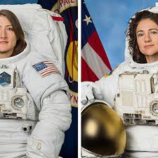 Jessica ulrika meir is an american nasa astronaut, marine biologist, and physiologist. Nasa Plans Historic First All Female Spacewalk In Coming Days Nasa The Guardian