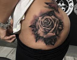 Black and grey 3d rose tattoo on right forearm. Pin On Tattoos For Men Women