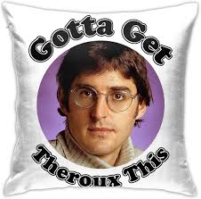 Louis Gotta Get Theroux This Daniel Pillow Case Modern Cushion Cover Square  Pillowcase Decoration Double-sided Beautiful Printed Pattern Pillow Covers 
