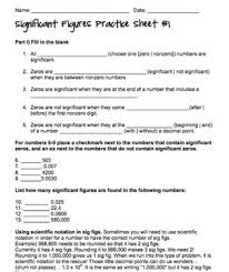 Practice worksheet for significant figures. Significant Figures Worksheet Bundle By Biology Roots Tpt