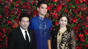 Biopic on legendary cricketer sachin tendulkar titled 'sachin a billion dreams' has been in the news ever to verify, just follow the link in the message. Sachin Tendulkar With Wife Son At Deepveer Reception In Mumbai Youtube