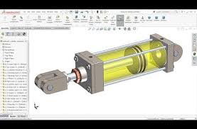 Solidworks Tutorial Design Of Hydraulic Cylinder In Solidworks Youtube Solidworks Tutorial Solidworks Mechanical Design