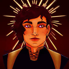 Drew a friend's tiefling celestial warlock for their campaign they start  tomorrow. I've never drawn anything for d&d and this...