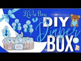 The world of eric carle …. Diy Diaper Box Baby Shower Gift Ideas Cute Baby Boy Gifts Youtube