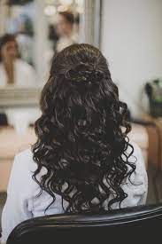 28 Awesome Wedding Half Updos Hair Styles Half Up Half Down Hair Prom Curly Wedding Hair