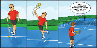As in singles, the baseline and. What S The Call Can The Server Cross The Center Line