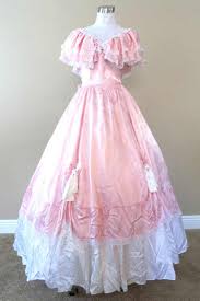 Pink Gunne Sax Civil War Costume Renaissance Dress Satin