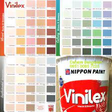 Warna cat eksterior rumah vinilex 2019. Jual Cat Tembok Vinilex Kembang Bunga Merah 5000 Galon 5kg 5 Kg Nippon Paint Cat Plafon Gipsum Gypsum Grc Triplek Di Lapak Cahaya Bangunan Bukalapak