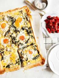Egg Spinach Rocket And Feta Breakfast Tart Recipe Recipe Breakfast Tart Breakfast Tart Recipe Recipes