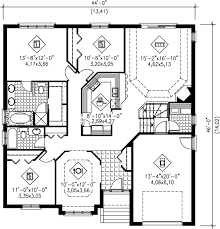 Walkout or daylight basement house plans are designed for house sites with a sloping lot, providing the benefit of building a home designed with a basement to open to the backyard. European Style House Plan 3 Beds 2 Baths 1600 Sq Ft Plan 25 150 Houseplans Com