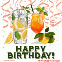 Happy birthday gif by patrón tequila. Birthday Drinks Gifs Tenor