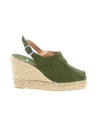 Details About Castaner Women Green Wedges Us 8