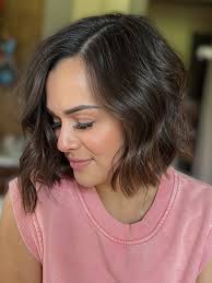 She's a Mom and this is a bob... BUT THIS AIN'T A MOM BOB 😎 Cut + Style ✂️  It's always an energy boost when @nursedaylea is in the chair 😊 Go