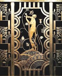 Black And Gold Art Deco Interior Art Deco Gold Black Geometric Metallic Digital Photo Original Pattern Vintage 1920 Era Ipad Case Skin By Love999 In 2020 Art Deco Decor Art Deco Architecture Art Deco Interior