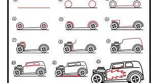 Disegni Facili Da Copiare Come Disegnare Una Macchina Seguendo Il Tutorial Disegni Facili Disegni Di Automobili Disegni