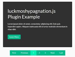 Paginate Any Content With Bootstrap 4 Pagination Component In 2020 Plugins Lorem Ipsum Jquery