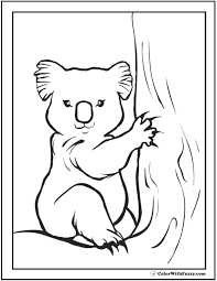 You may use this picture for backgrounds on laptop or computer with high quality resolution. Koala Coloring Pages For Kids Hop A Ride With A Koala