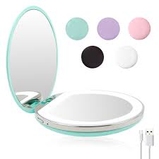 Travel Makeup Mirror With Led Light Life Changing Products