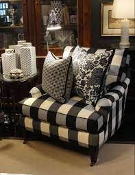Black and white plaid couch. Black And White A Timeless Combination Home Decor House Interior Home