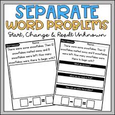 1st grade addition word problems. Word Problems Worksheets For 1st Grade Teachers Pay Teachers