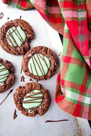 Other top most popular christmas cookies include sugar cookie m&m's bars (beloved in five states), sugar cookie cutouts (baked often in four states), and easy italian christmas cookies (adored in four states). Chocolate Mint Thumbprint Cookies Easy Peasy Meals