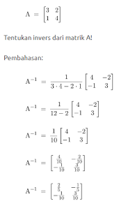 Sebagai contoh untuk menghitung invers matriks 3x3 metode adjoin, hal pertama adalah menghitung determinan. Contoh Soal Matriks Dan Jawabannya Kelas 11 Cara Dan Pembahasan Primalangga