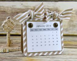 2016 Coaster Calendar Calendar Craft Mini Calendars Diy Calendar