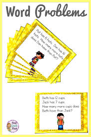 Teaching Word Problems To Your First Grade Students This Link Takes You To Worksheets Word Problems Teaching Word Problems Addition And Subtraction Worksheets