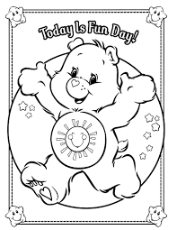 Care Bears Coloring Page Bear Coloring Pages Cute Coloring Pages Coloring Pages