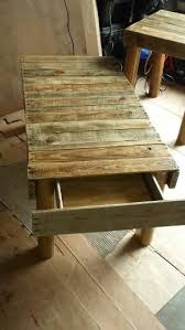 Pallet Coffee Table With Hidden Drawer Pallet Diy Wood Pallets Wood Diy