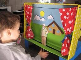 Joyful Mama S Place Mama Made Toys Stick Puppet Theater Puppet Theater Sunday School Crafts Puppets For Kids