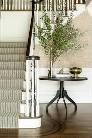 Transitional Entryway Foyer Design Featuring Phillip Jeffries Driftwood Wallcovering In Camelback Foyer Decorating House Interior Home Decor