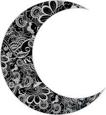 Floral Crescent Moon Moon Tattoo Crescent Moon Tattoo Crescent Moon Art