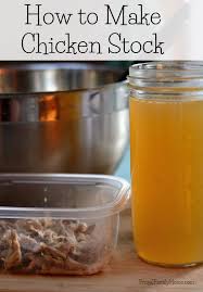 How To Make Homemade Chicken Stock Homemade Chicken Stock Recipes Food