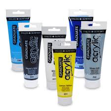 Daler Rowney Graduate Acrylic Paints 50 000 Art Supplies Your Art Superstore It is cheaper than some of the other products in this list offered by liquitex, golden, or winsor & newton.