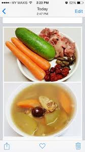 Hairy Gourd With Carrot Dried Oyster Soup Soup Dish Soup Recipes Healthy Soup Recipes