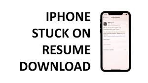 How To Fix An Iphone That S Stuck On Resume Download Youtube