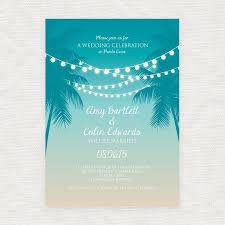 Tropical Printable Wedding Invitation Digital File Beach Fairy Etsy Beach Wedding Invitations Printable Wedding Invitations Destination Wedding Invitations