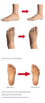 NecDAZ Real Feet Pack G8F – Render-State