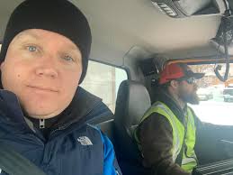 Thanks Zane Severt with the City of Springfield's Service Department for  letting me hop in the cab of his snow plow for a ride-along around his snow  removal route at lunchtime. Big