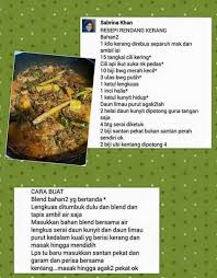 Rendang Kerang Cooking Food Vegetables