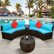 We did not find results for: Patio Dining Sets Clearance 4 Piece Outdoor Half Moon Sectional Sofa Set With Glass Table All Weather Outdoor Conversation Set With Blue Cushions For Backyard Porch Garden Poolside L3595 Walmart Com Walmart Com