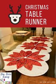 Unique, decorative table runner with an interesting shape. 100 Table Runner Patterns And Designs For Your Table So Sew Easy