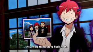 He has already destroyed the moon, and has promised to destroy the earth if he can not. 75 Kiss Assassination Classroom Karma And Okuda