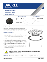 Adding risers to your septic tank eliminates the need for you to pay for the pumping service to dig up your tank or the need for you to have to do the digging yourself. Jackel Sf22b Dr Operating Instructions Manualzz