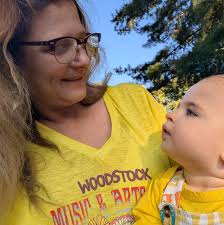 Front screen door won't shut after kids pulled frame loose